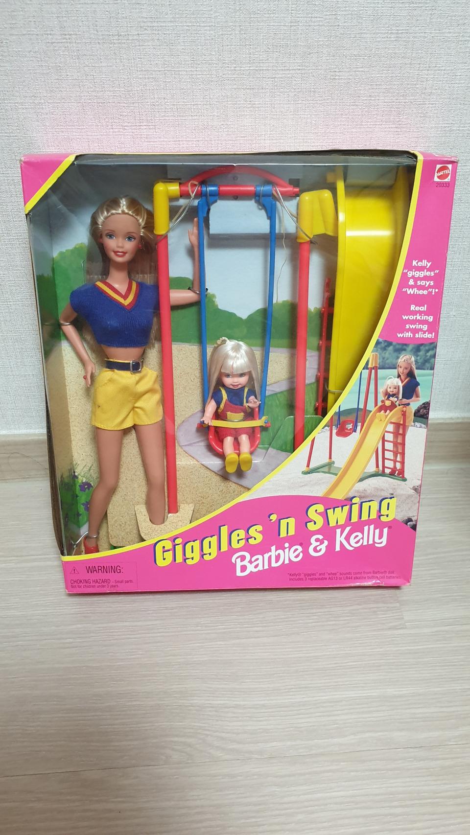 미개봉 바비 켈리 그네 세트 판매합니다.