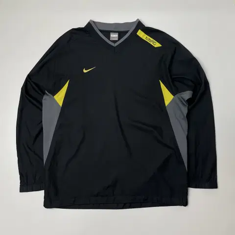 [택포] 나이키 아노락 긴팔 티셔츠 블랙 L