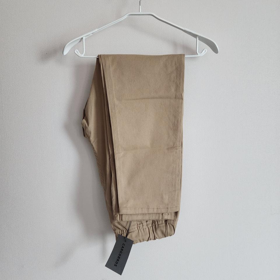 새상품. 남성 밴딩 면바지(36~38.베이지)