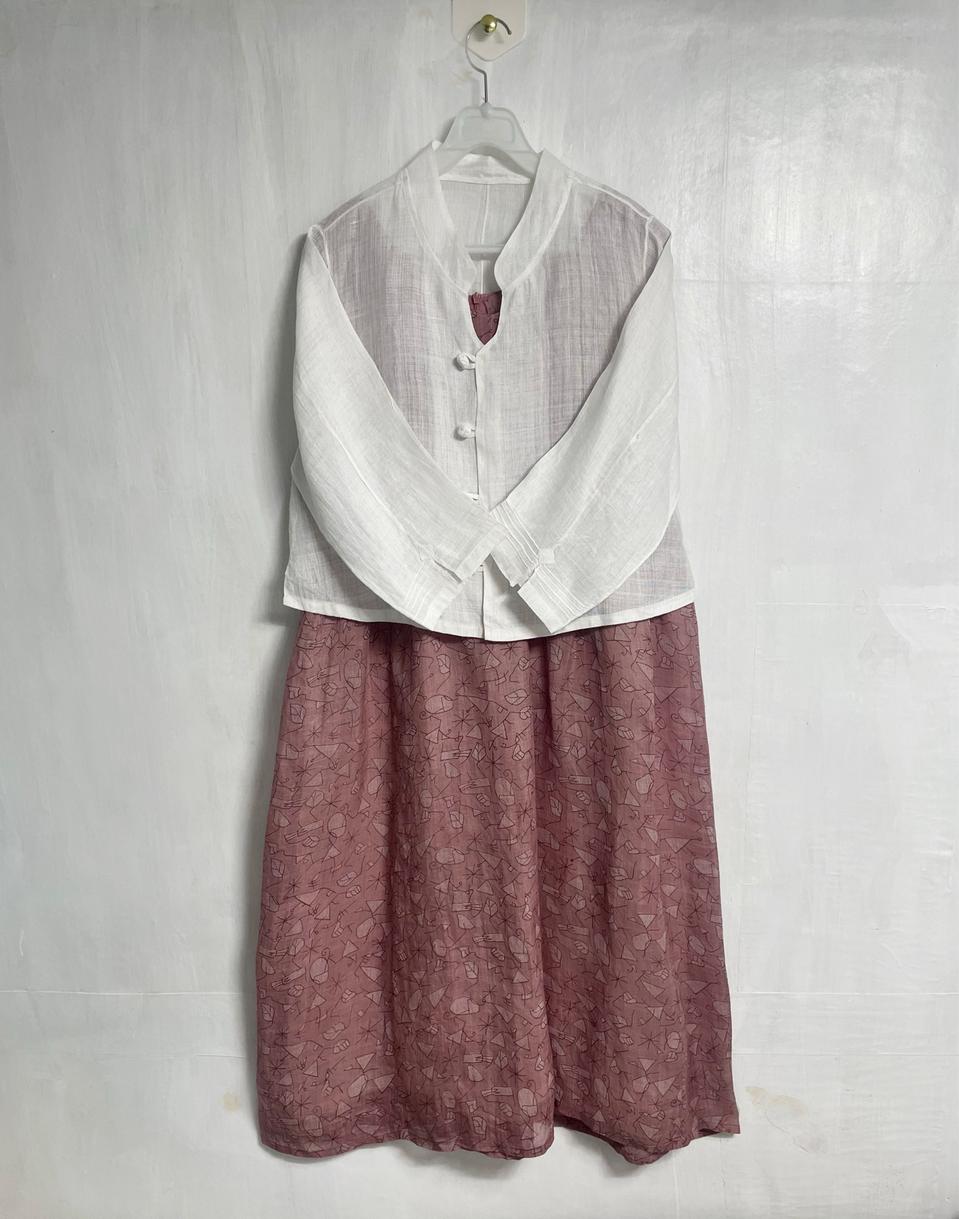 (맞춤)모시 저고리, 모시 원피스 세트