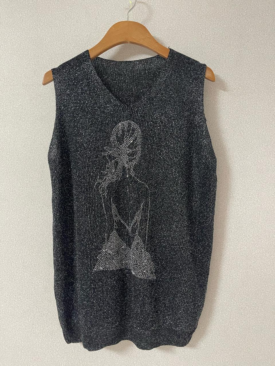 민소매 펄니트 새상품