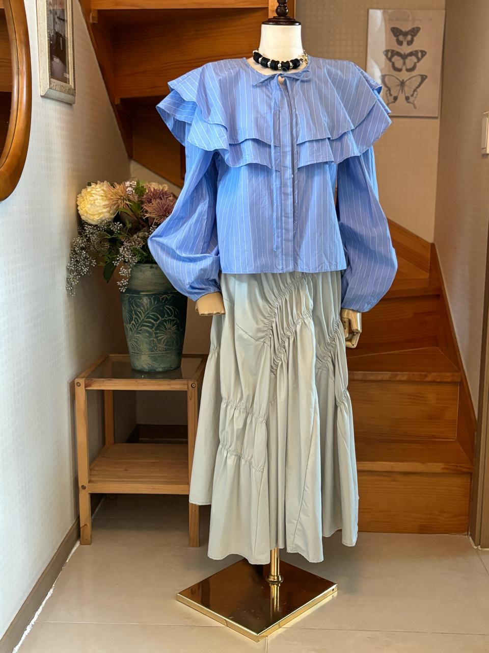 자라 이중카라. 자켓겸용