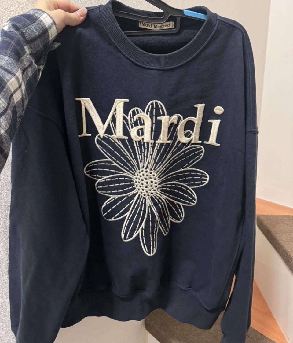 최상급(실착1) 정품 마르디 자수로고 만투맨 138,000구매