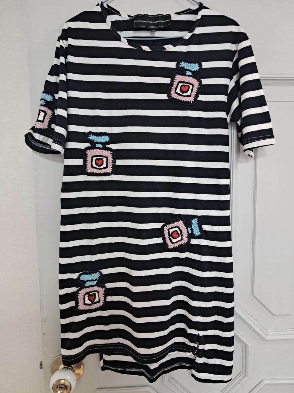 MICHAELA BUERGER 미카엘라 버거 스트라이프 원피스 롱티셔츠