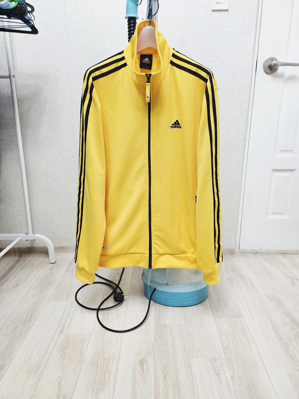 (105)XL ☆초희귀☆ 아디다스 에센셜 옐로우 [노검] 트랙탑져지