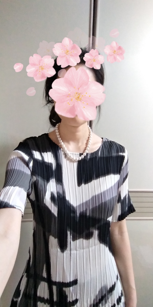 새상품) 플리츠블라우스