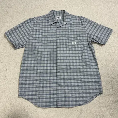 캘빈클라인 반팔 셔츠 체크 95