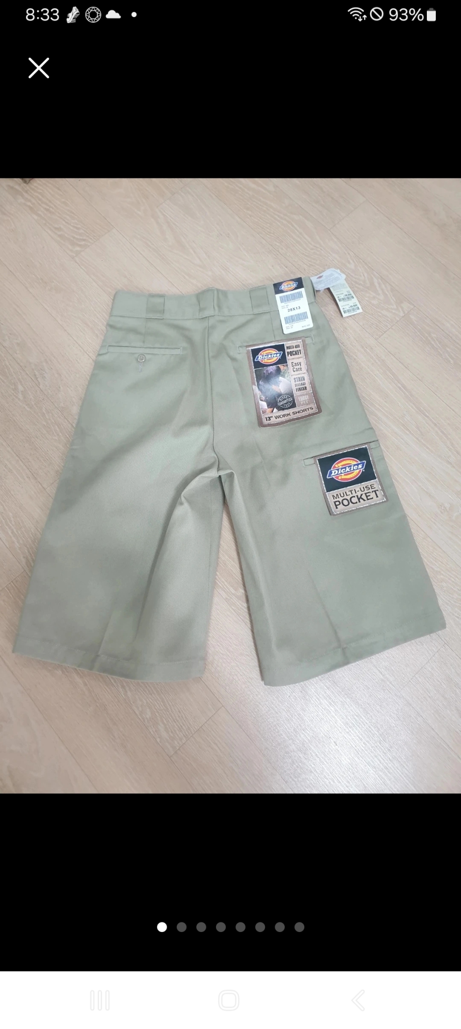 [새제품] 디키즈 하프 팬츠 반바지 28