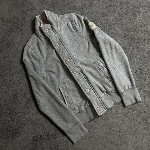 홀리스터 그레이 버튼집업