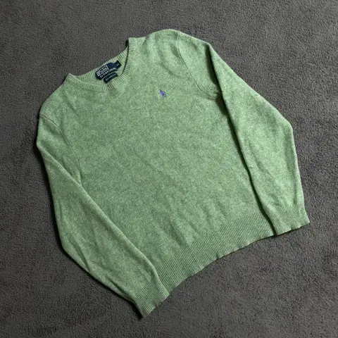 폴로랄프로렌 말차그린 니트