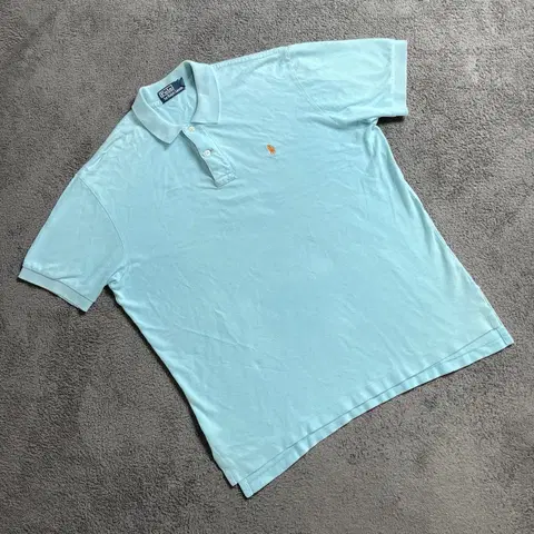 폴로랄프로렌 민트블루 반팔 카라티