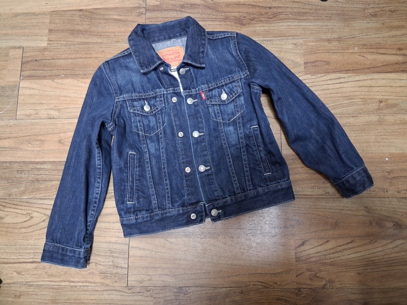 키즈 리바이스 빈티지 청쟈켓 표기7세 실측필히참조