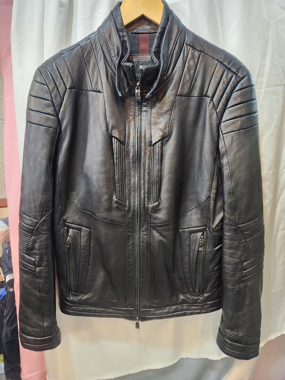 48)휴고보스 맥라렌F1 라이더가죽자켓