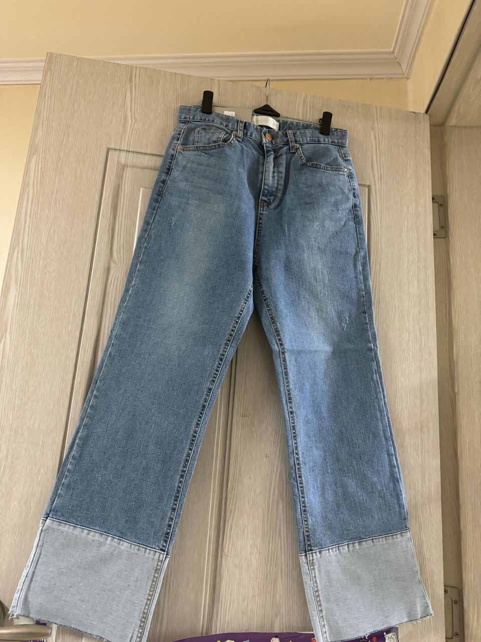 여성 일자 청바지 L