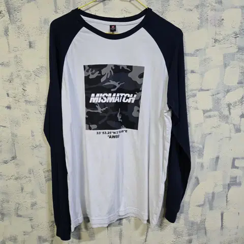 에어워크 빅로고 긴팔티 XL