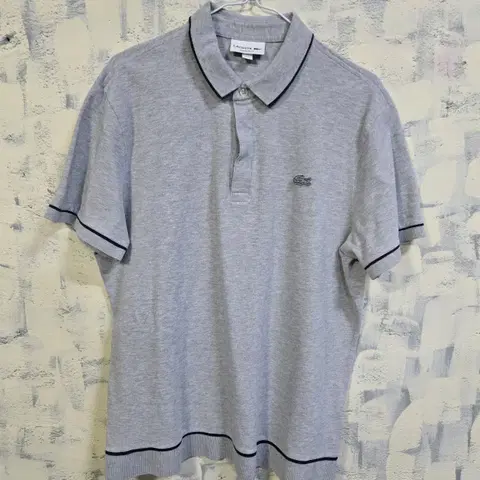 라코스테 레귤러핏 카라 반팔티 L