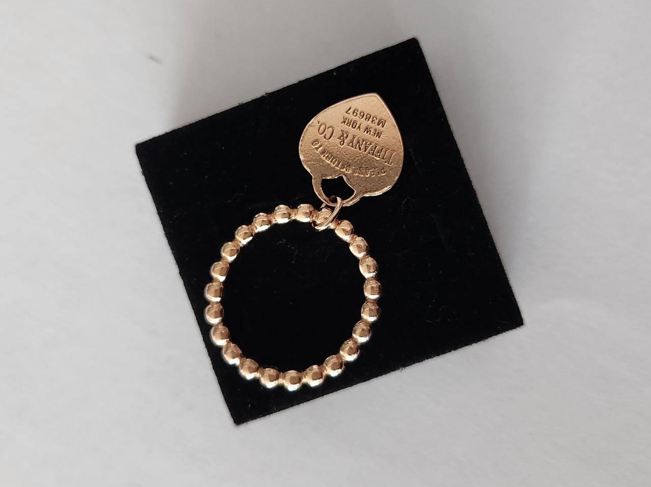 14K 하트 볼반지