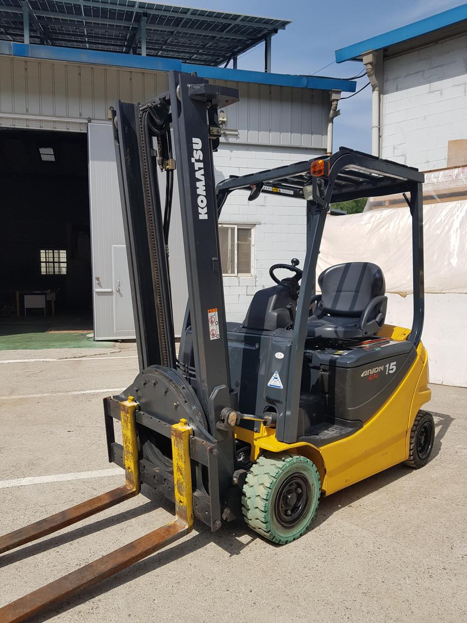 중고지게차 회전클램프포크 1.5톤 3.5m 전기지게차