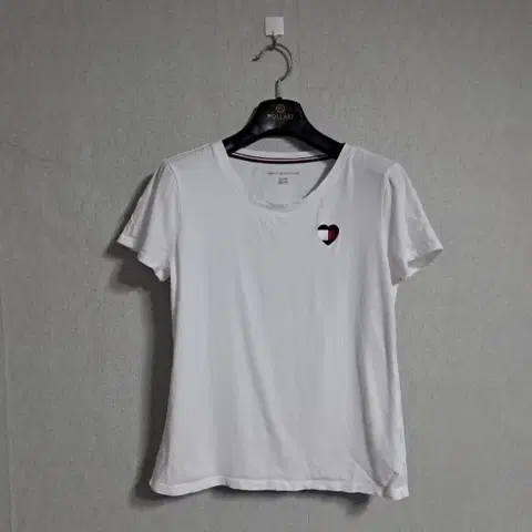 타미힐피거 화이트 반팔티셔츠