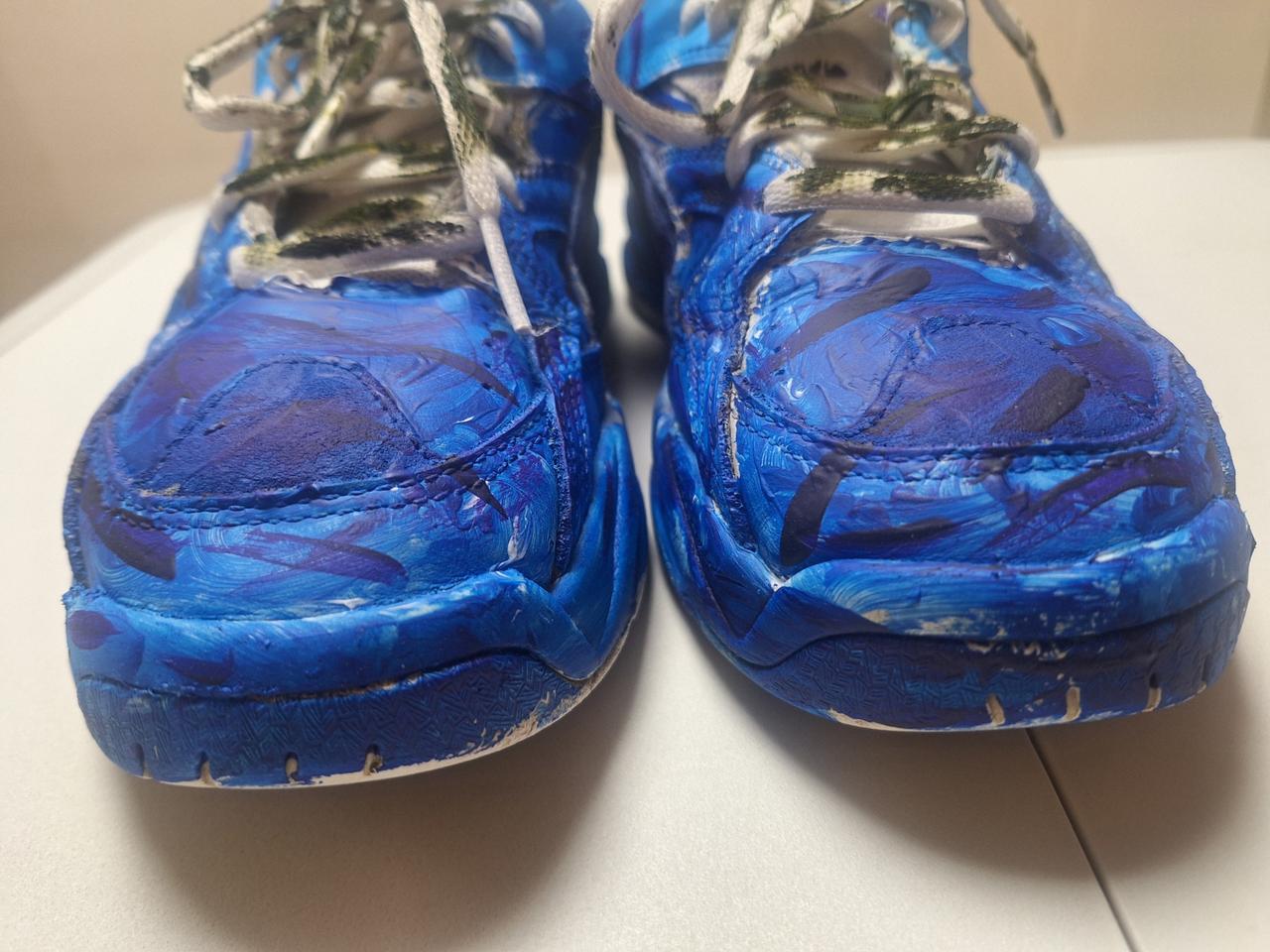 푸마커스텀운동화 240남녀공용(세탁완료)