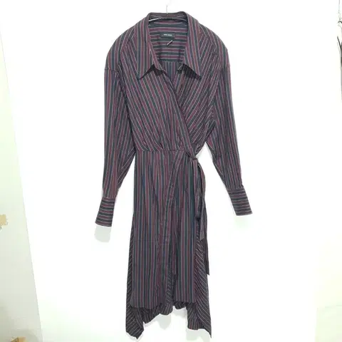 이자벨마랑 밀라 코튼 랩 원피스 36_M0018