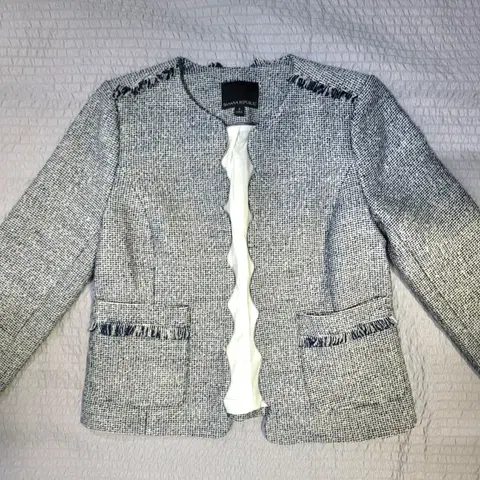 바나나리퍼블릭 크롭 트위드자켓 4