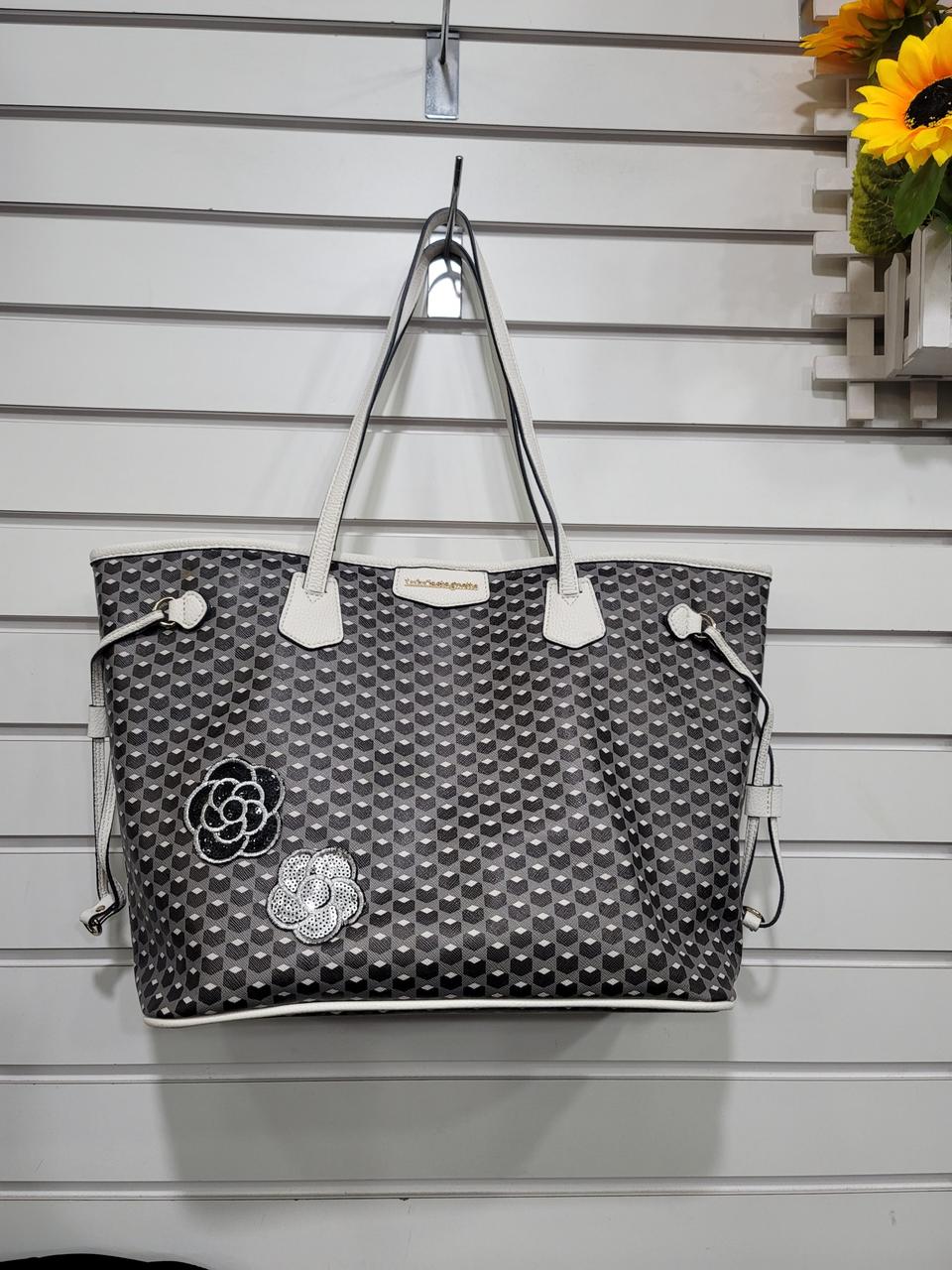 루루카스타네트 패턴 토트백