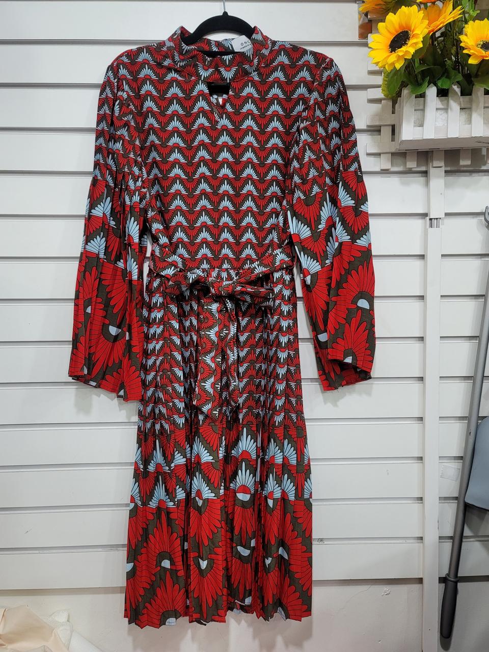 ONCE 브랜드의 플리츠 롱 원피스