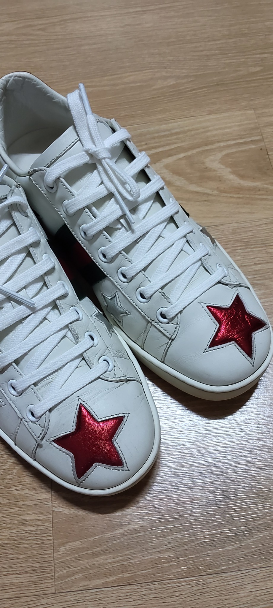 (37/240)구찌신발 에이스 메탈릭스타 구찌운동화 스니커즈