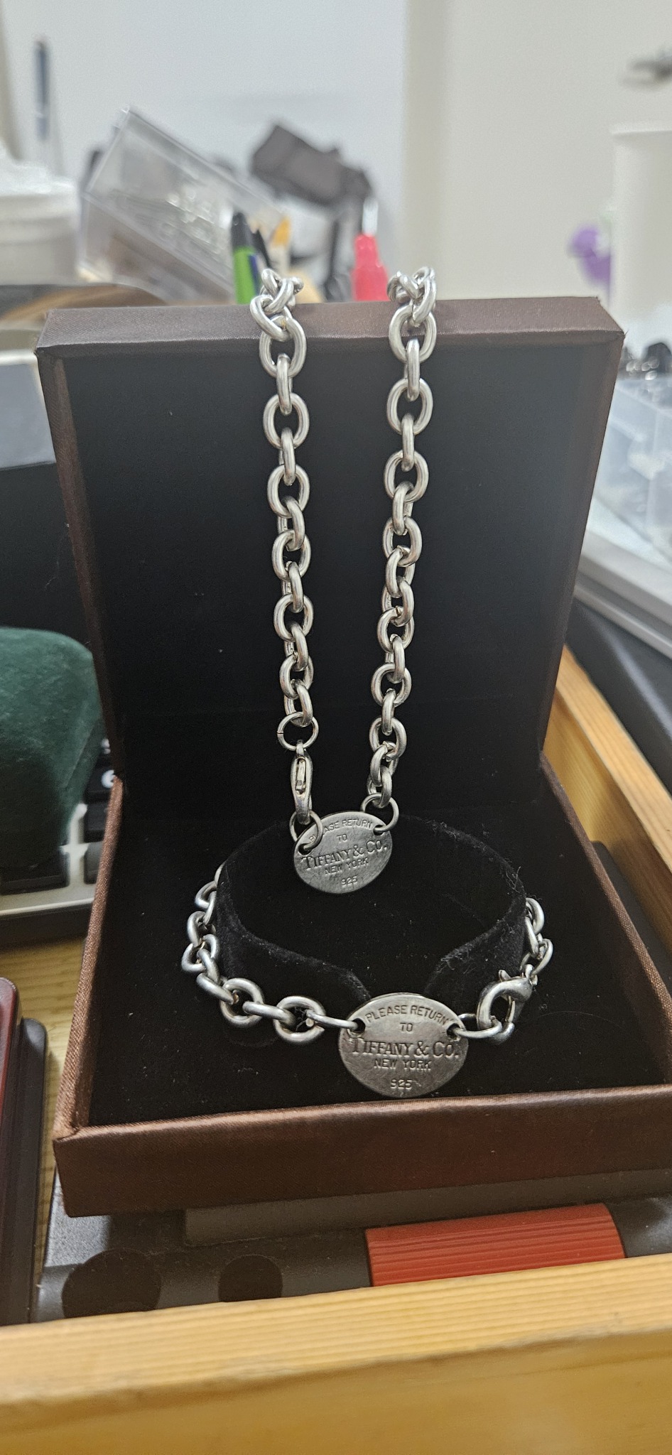 티파니 목걸이 팔찌