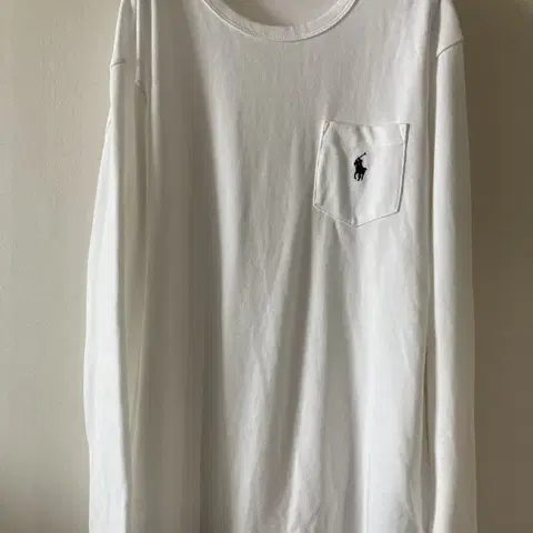 폴로 랄프로렌 흰색 긴팔 L