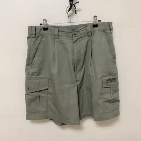 아디다스 올드스쿨 카고 반바지 올리브 빈티지 어드벤처 쇼츠 팬츠