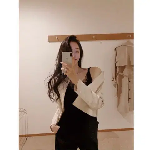 43. 비바문 라걸 레이스 벨벳 나시 블랙/FREE