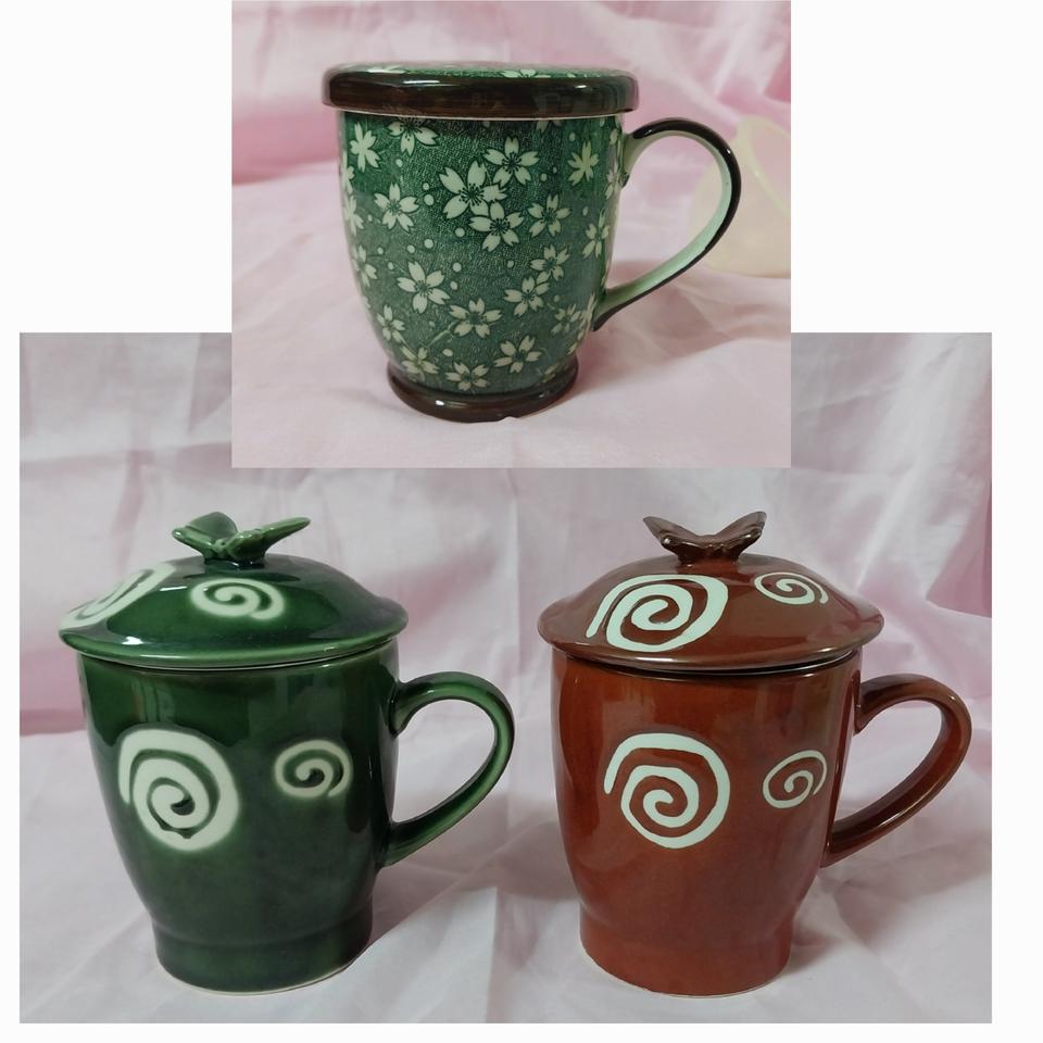 새제품 일본산 도자기 다기잔 찻잔 머그컵 세트 3세트 9p