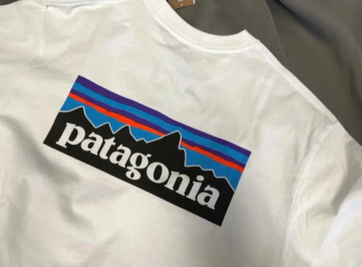 파타고니아 반팔 화이트 새상품 (S, M, L, XL)