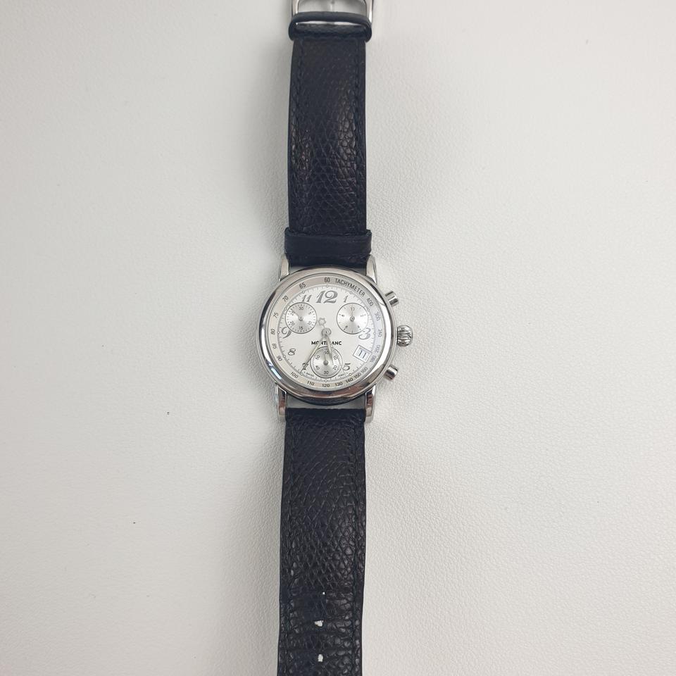 정품 몽블랑 마이스터스튁 7039 크로노그래프 여성 손목시계