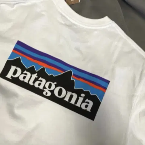 파타고니아 반팔 화이트 새상품 S,M,L,XL (커플티 강추)