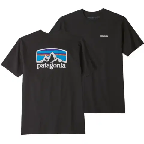 파타고니아 블랙 반팔 새상품 S, M, L, XL (커플티 강추)