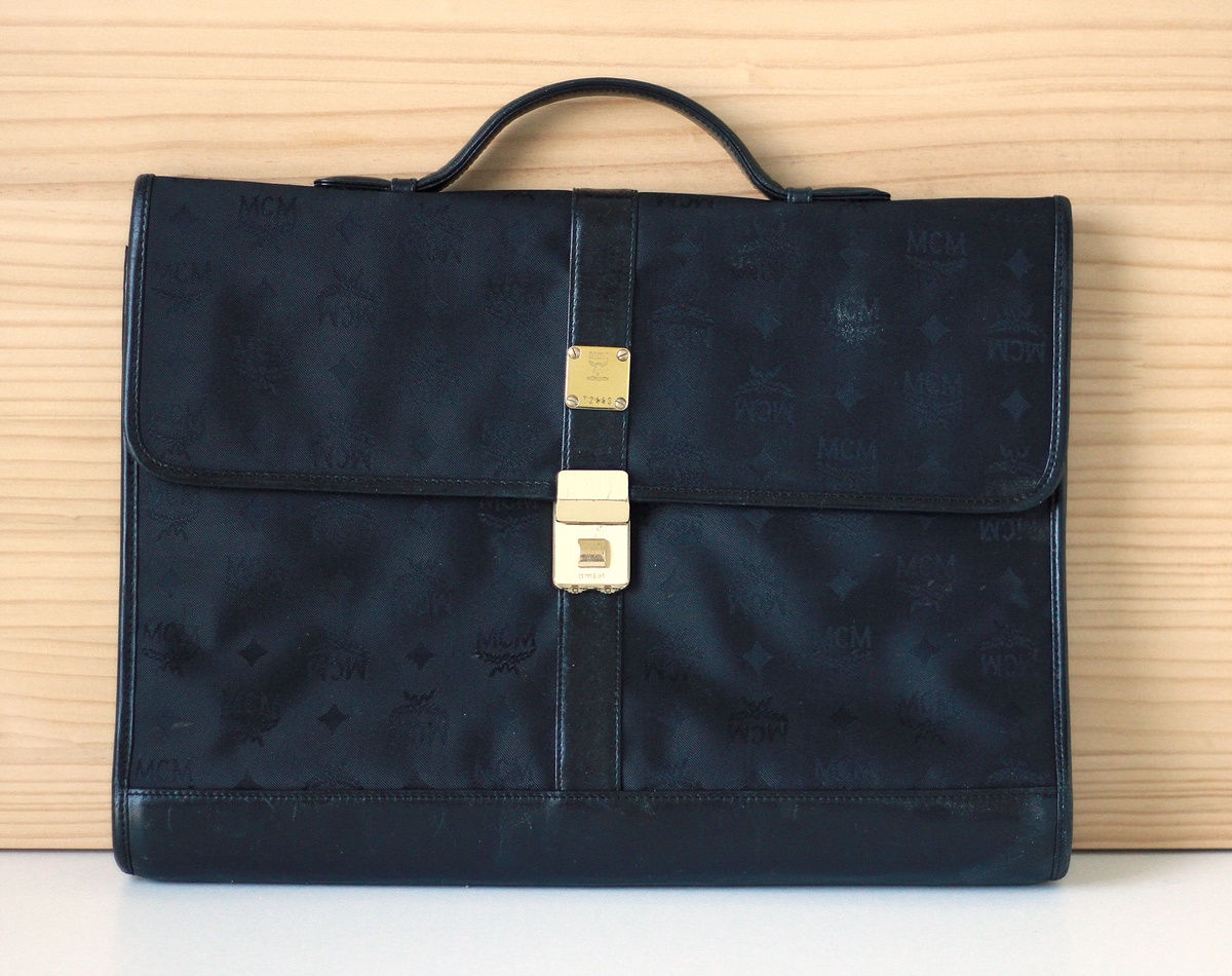 MCM 독일 정품 블랙 비세토스 서류가방