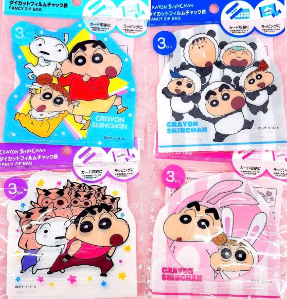 짱구 지퍼백 7종