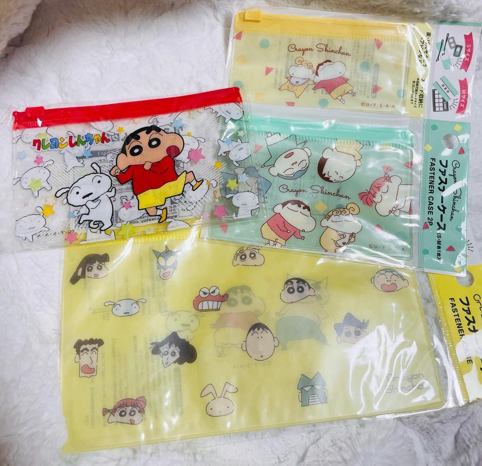 짱구 슬라이드 지퍼백 3종