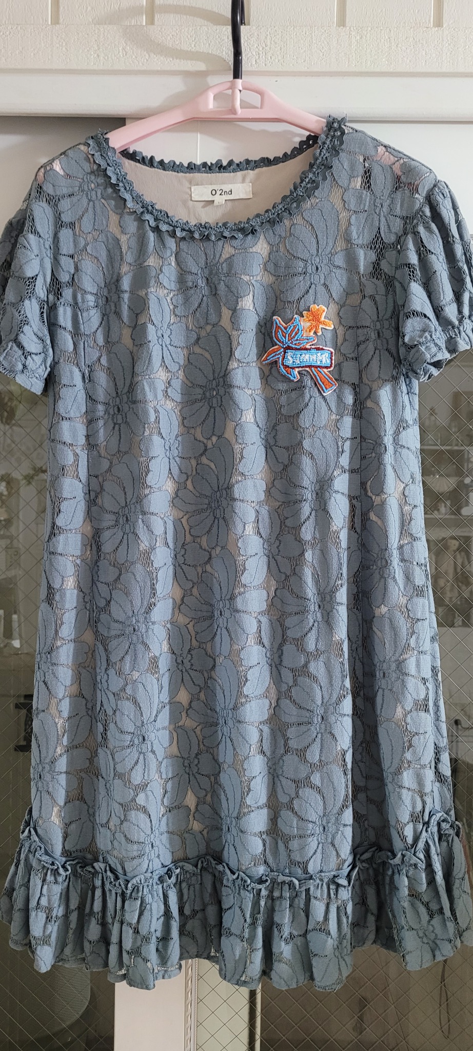 오즈세컨 레이스원피스 1싸이즈 55~마른66