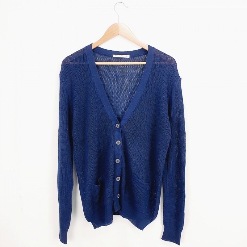 새상품/  여성 가디건. 프리사이즈. 네이비