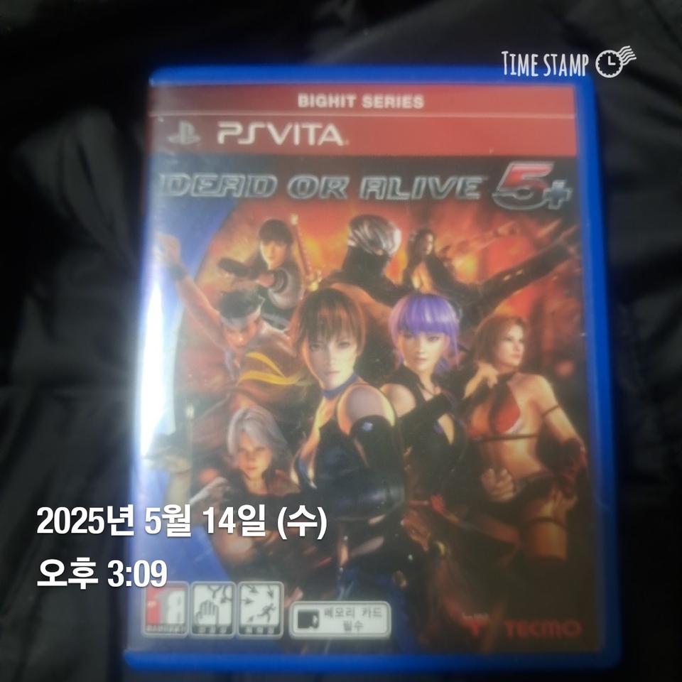 제2의철권.데드오어얼라이브5.케이스는 다른 케이스로 감.