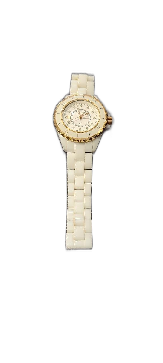 샤넬 J12 화이트 골드 여성 시계