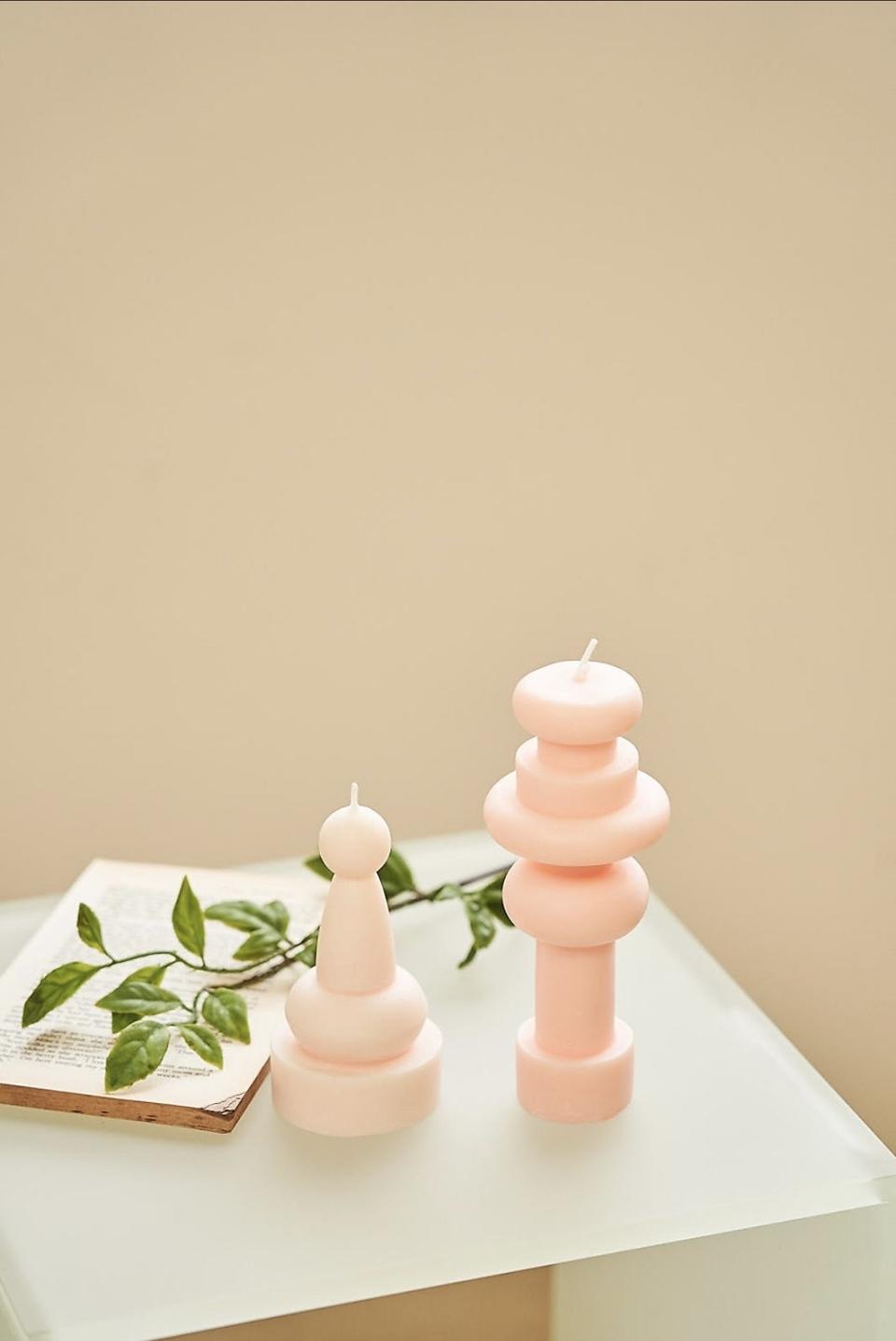 센트스노우 핑크 오브제 캔들