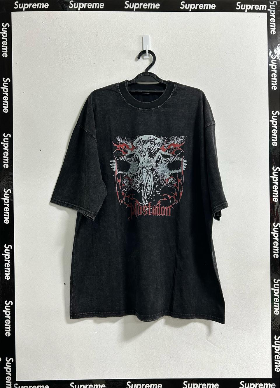 <새상품>스트리트 빈티지 그래픽 반팔티셔츠 105사이즈