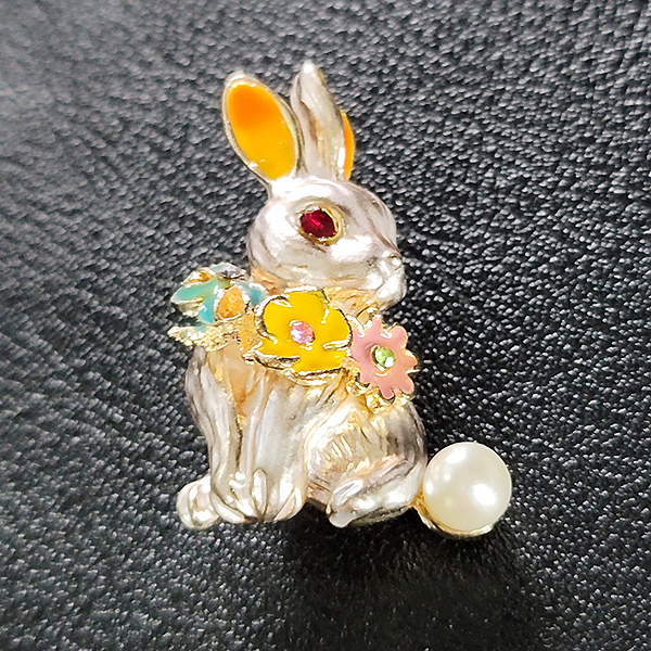 Usagi 브로치 남자 여자 엔틱 빈티지 선물 소품