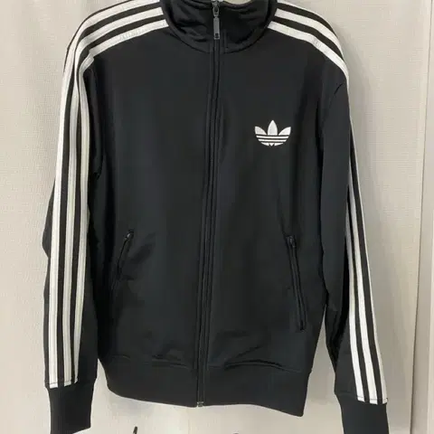 90)아디다스 파이어버드 검정색 져지 집업