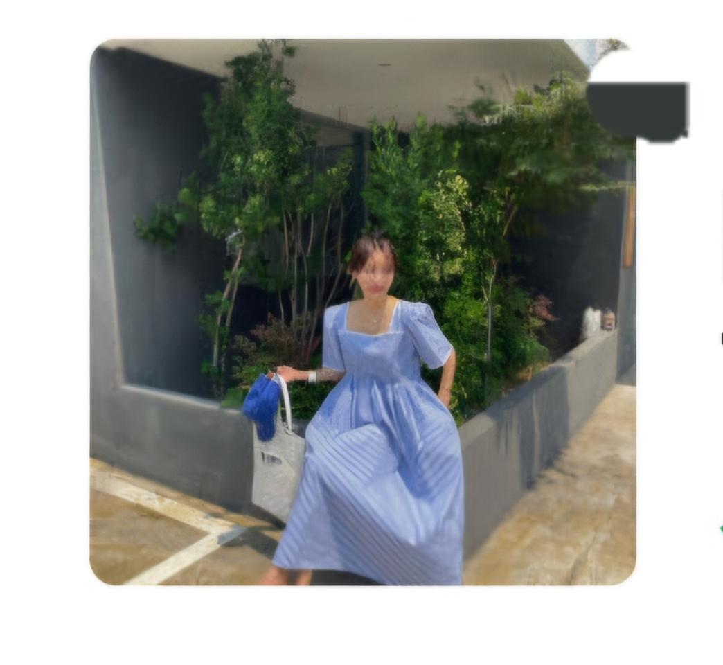 새상품)제이핏 물결 퍼프 원피스 정가 75000